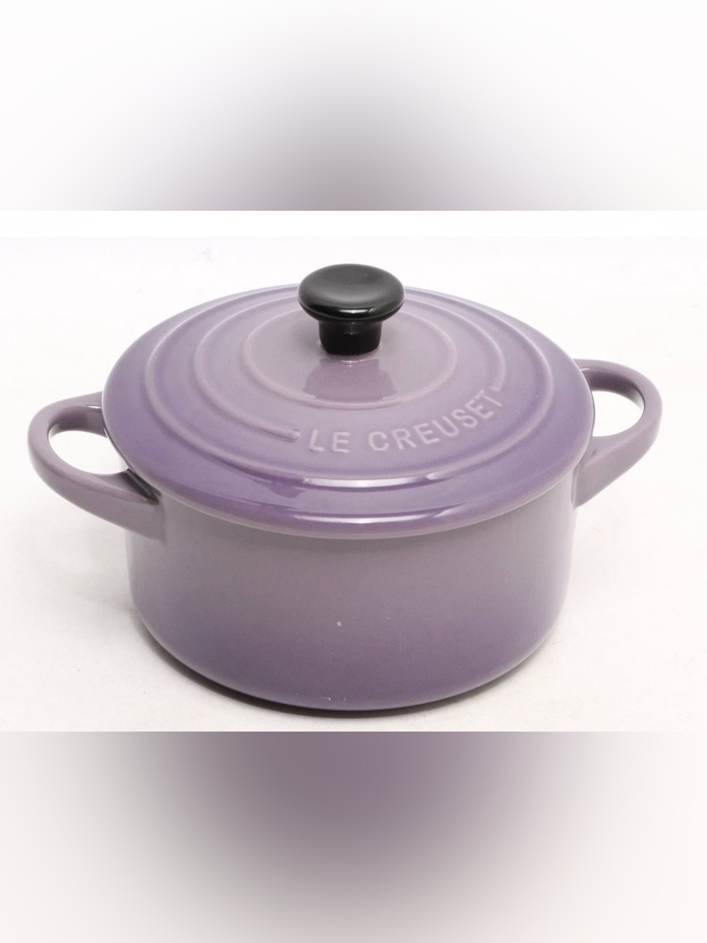 Le Creuset 14 cm Stoneware Round Cocotte in ULTRA VIOLET NWT!
